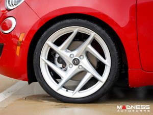 FIAT 500e Gen2 Custom Wheels (4) - Kahn Design - 18" - Hyper Silver 